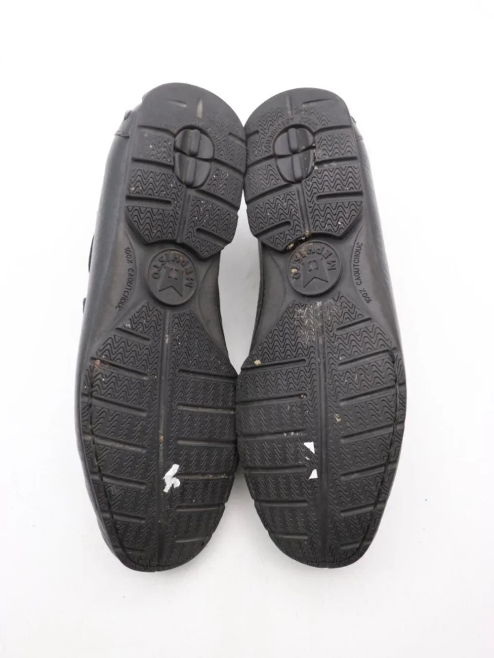 Mephisto Penny Loafers Men's US Size 9.5 Black Leather Slip On Moccasin Shoes